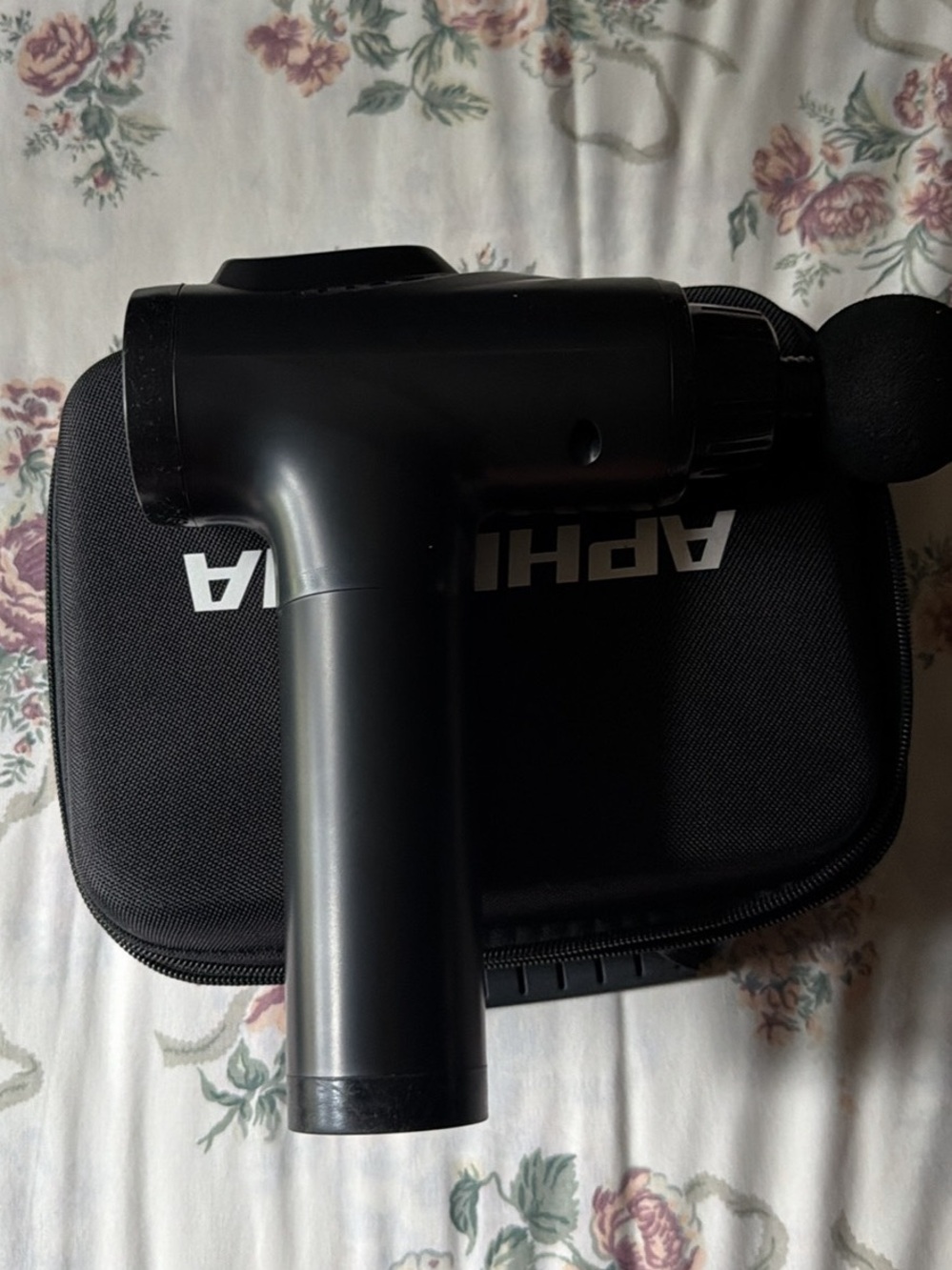Black Camera Accessory Carry Case with Zippered Closure